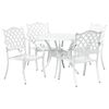 vidaXL Conjunto de Comedor de Jard&iacute;n 5 pcs Aluminio