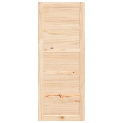 vidaXL Puerta de granero madera maciza pino 80x1,8x204,5 cm