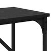 vidaXL Mesa Consola Roble Negro 100 x 32 x 75 cm Madera de ingenier&iacute;a