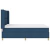 vidaXL Cama tipo Box Spring con colch&oacute;n Azul 160 x 200 cm tela