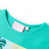 Camiseta infantil verde menta 104