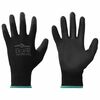 vidaXL Guantes de Trabajo 24 pcs Negro 11 / XXL Poli&eacute;ster
