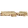 vidaXL Conjunto de sof&aacute;s de exterior 8 uds. y Beige