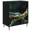 vidaXL Cajonera WIJHE Impresi&oacute;n de m&aacute;rmol teal 66 x 36,5 x 76 cm