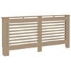 vidaXL Cubierta para radiador MDF 172x19x81,5 cm