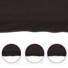 vidaXL Encimera de baño madera tratada marrón oscuro 120x50x(2-4) cm
