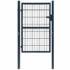 vidaXL Puerta de valla 2D (individual) Gris antracita 100x140 cm