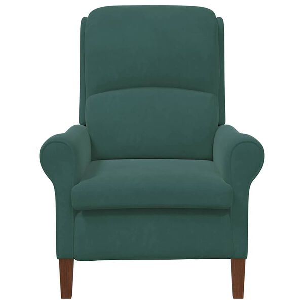 vidaXL sillón Verde oscuro 76 x 94 x 102 cm Terciopelo