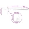 vidaXL Toldo Retr&aacute;ctil El&eacute;ctrico Antracita y Blanco 3,5 x 2 m