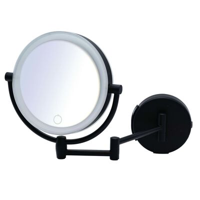 RIDDER Espejo de maquillaje Shuri con LED y botón táctil