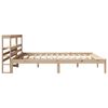 vidaXL Estructura de cama sin colch&oacute;n madera maciza de pino 200x200 cm