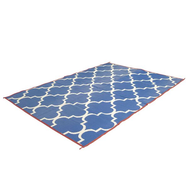 Bo-Camp Alfombra de exterior Chill mat Casablanca azul M 2x1,8 m