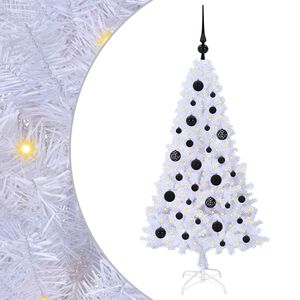 vidaXL &Aacute;rbol de Navidad artificial Blanco 120 cm PVC y Acero