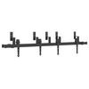 vidaXL Kit de herrajes para puertas correderas acero negro 152,5 cm