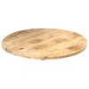 vidaXL Superficie de mesa redonda madera maciza de mango 25-27 mm 50cm