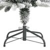 vidaXL &Aacute;rbol de Navidad artificial estrecho con nieve PVC y PE 150 cm