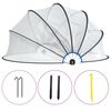 vidaXL C&uacute;pula para piscina redonda PVC 376x188 cm