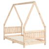 vidaXL Estructura de cama para ni&ntilde;os madera maciza de pino 80x160 cm
