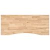 vidaXL Tablero escritorio rectangular madera maciza roble sin tratar