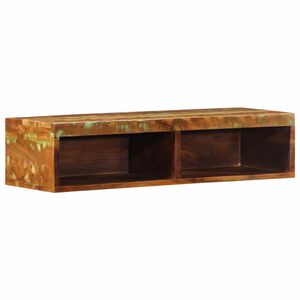 vidaXL Mueble de TV de pared madera maciza reciclada 80x30x19 cm