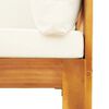 vidaXL Set de sof&aacute;s de jard&iacute;n con cojines 6 pzas madera maciza acacia