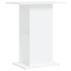vidaXL Soporte para acuario madera de ingenier&iacute;a blanco 60,5x36x72,5cm