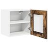 vidaXL Mueble colgante con puerta Roble ahumado 40 x 31 x 40 cm