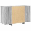 vidaXL Vitrina Gris sonoma 120 x 41 x 75 cm Madera contrachapada