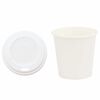 vidaXL Vasos de caf&eacute; de papel con tapa 1000 uds 4oz 100ml