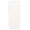 vidaXL Aparador de madera maciza de pino blanco 70x34x80 cm