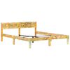 vidaXL Estructura cama sin colchón madera maciza reciclada 180x200 cm