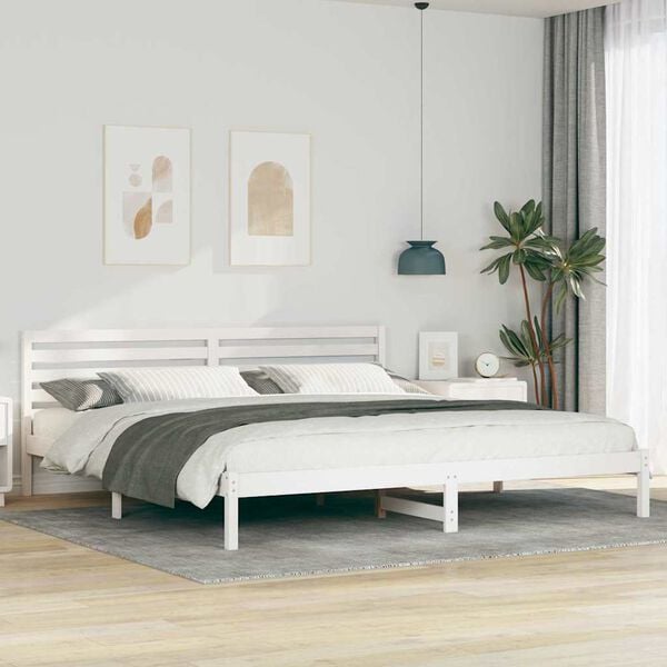 vidaXL Estructura de cama 180 x 220 cm Madera de pino macizo