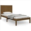 vidaXL Estructura de cama madera pino individual marr&oacute;n miel 90x190 cm