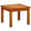 vidaXL Mesa de centro de jard&iacute;n madera maciza de acacia 45x45x36 cm