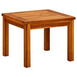 vidaXL Mesa de centro de jard&iacute;n madera maciza de acacia 45x45x36 cm