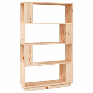 vidaXL Estanter&iacute;a/divisor de espacios madera maciza pino 80x25x132 cm