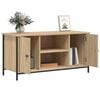 vidaXL Mueble para TV madera contrachapada roble Sonoma 100x40x50 cm