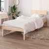 vidaXL Estructura de cama sin colch&oacute;n madera maciza 90x200 cm