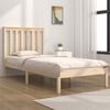 vidaXL Estructura de cama individual peque&ntilde;a sin colch&oacute;n madera maciza