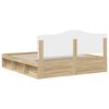 vidaXL Estructura de cama Sonoma 180 x 200 cm Madera de pino macizo