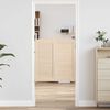 vidaXL Puertas batientes dise&ntilde;o de lamas 1 par 90x80cm madera pino
