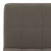 vidaXL Sillas de comedor giratorias 2 unidades terciopelo gris oscuro