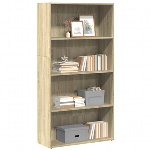 vidaXL Estanter&iacute;a de madera de ingenier&iacute;a roble Sonoma 80x30x152 cm