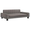 vidaXL Sof&aacute; para ni&ntilde;os de tela gris taup&eacute; 90x53x30 cm