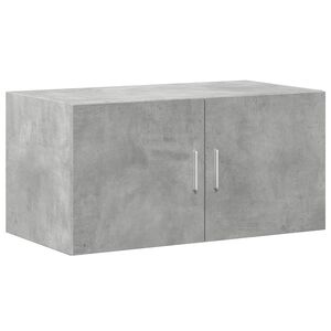 vidaXL Armario de pared madera ingenier&iacute;a gris hormig&oacute;n 80x42,5x40 cm