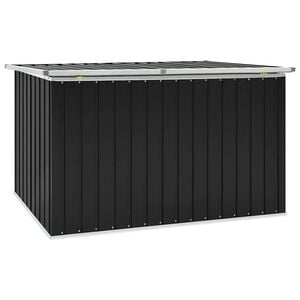 vidaXL Caja de almacenaje para jard&iacute;n gris antracita 171x99x93 cm