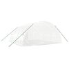vidaXL Invernadero con estructura de acero blanco 36 m&sup2; 6x6x2,85 m