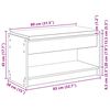 vidaXL Banco de entrada 83 x 38 x 45 cm Madera Ingenierizada y Tela