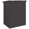 vidaXL Caja de entrega de paquetes Negro 47.5 x 38 x 59 cm Acero
