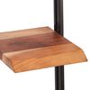 vidaXL Estantes de pared 5 unidades madera maciza acacia